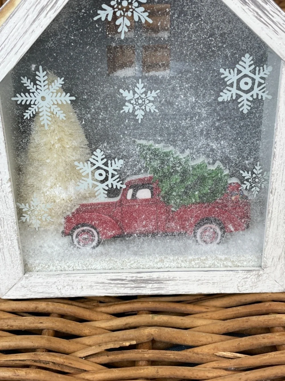 Vintage christmas whitewashed